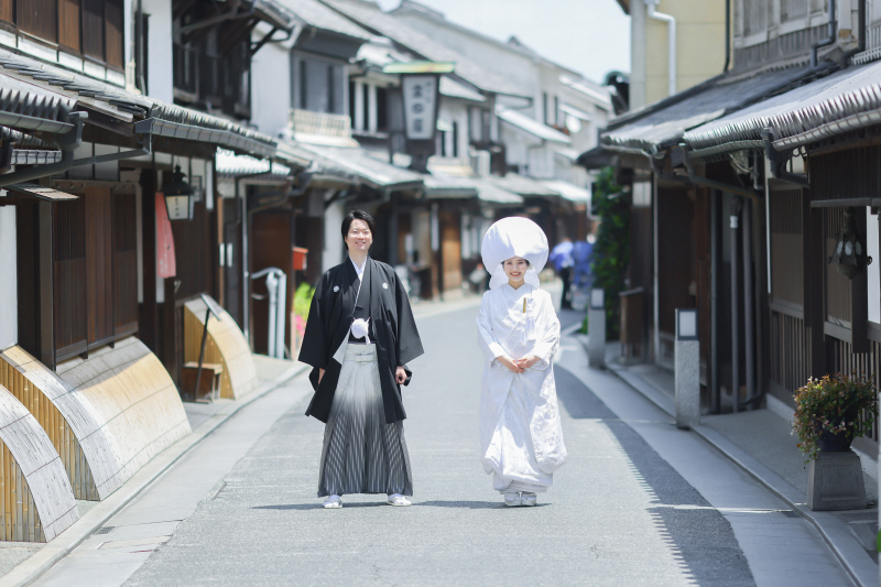 本町通りで全身ショット♪