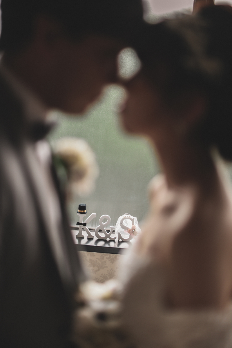 手作りの小物と一緒に