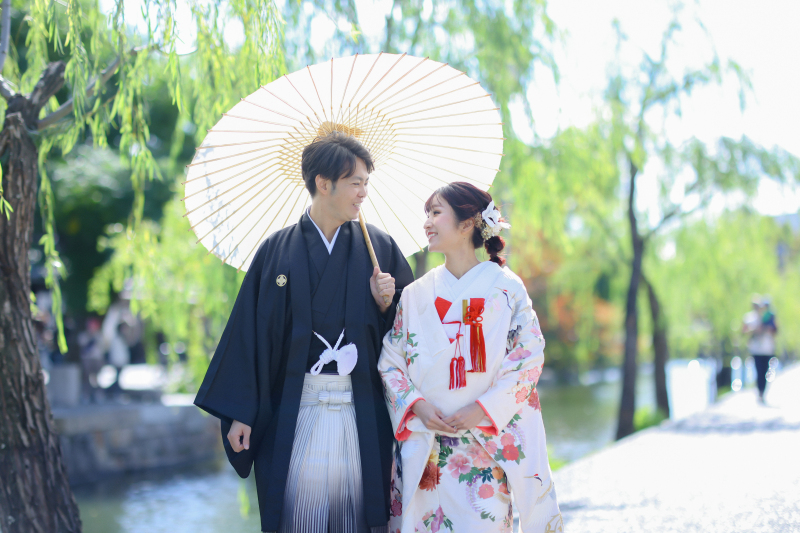 2人で仲良くお散歩。