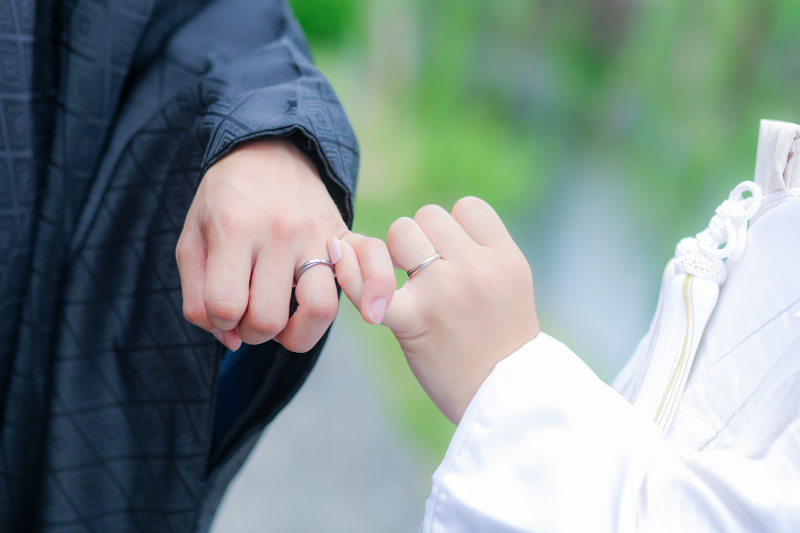 指輪ショット♡