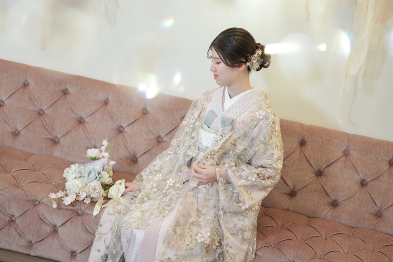 豊富な種類の打掛やコーディネイトも楽しめる