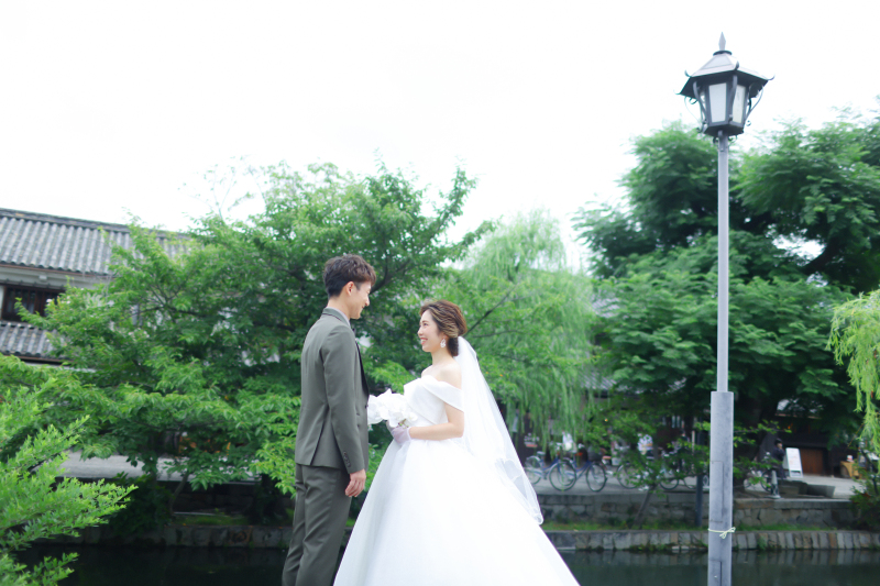 憧れのチャペル撮影も美観地区内で叶う