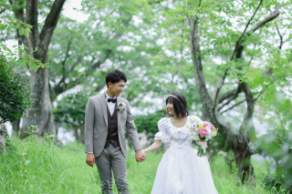 倉敷アモル by STUDIO View 美観地区店_おふたりの想い出の地で洋装ロケーション撮影