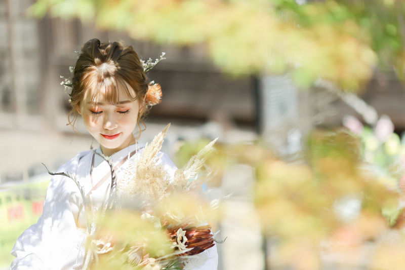 倉敷美観地区を背景に＂今＂しかない幸せの瞬間を写します