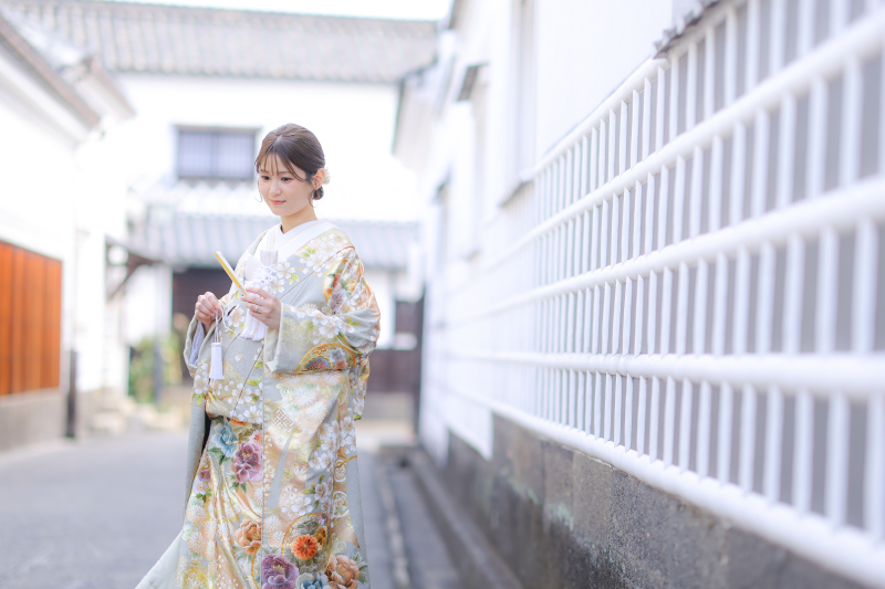 【冬の撮影は観光客が少なくオススメ◎】和装1点+洋装1点 美観地区 ロケ×チャペル or スタジオ撮影〈12/1~2/28撮影〉