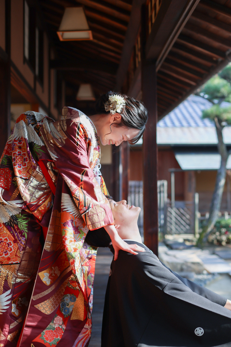 【 6/6(土)|3組様限定 】新渓園×美観地区 ロケ プラン 〈撮影データ・衣裳・美容 付き〉*花嫁和装40着より選べます