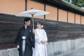【2025紅葉撮影】和装2点 紅葉 × 美観地区ロケーション プラン｜白無垢と色打掛 両方着れる贅沢プラン♡