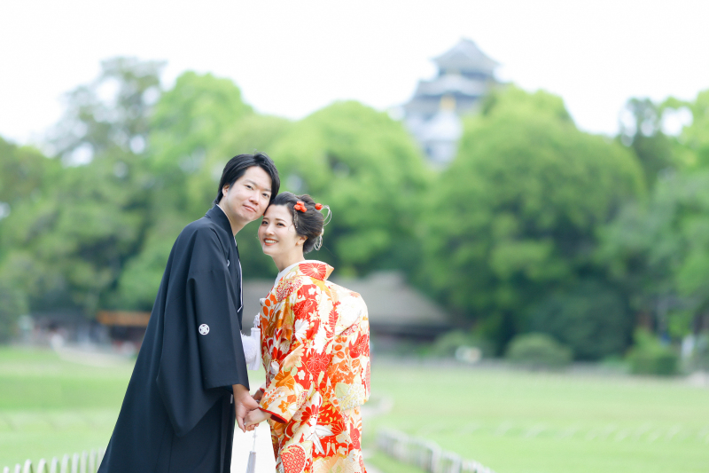 【後楽園+美観地区】和装2点ロケーション