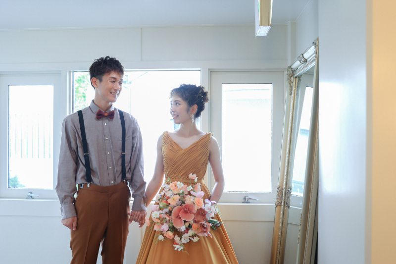 美肌補正つき♥|洋装2点 チャペル×館内フォト プラン