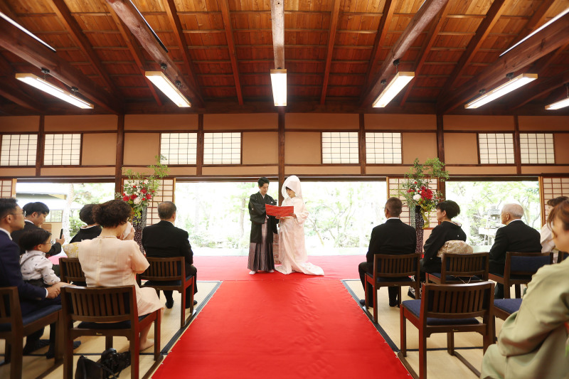<新渓園挙式>和装人前式プラン|挙式おっかけ写真&美観地区ロケ撮影つき