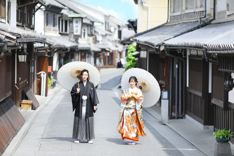 和装1点+洋装1点 美観地区ロケーション|美観地区を満喫できる撮影プラン