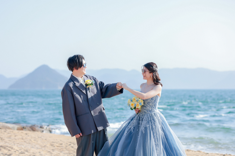 【今だけ60%OFF!】海ロケ|ドレス1点 渋川海岸ロケーション|4/1~6/30撮影限定