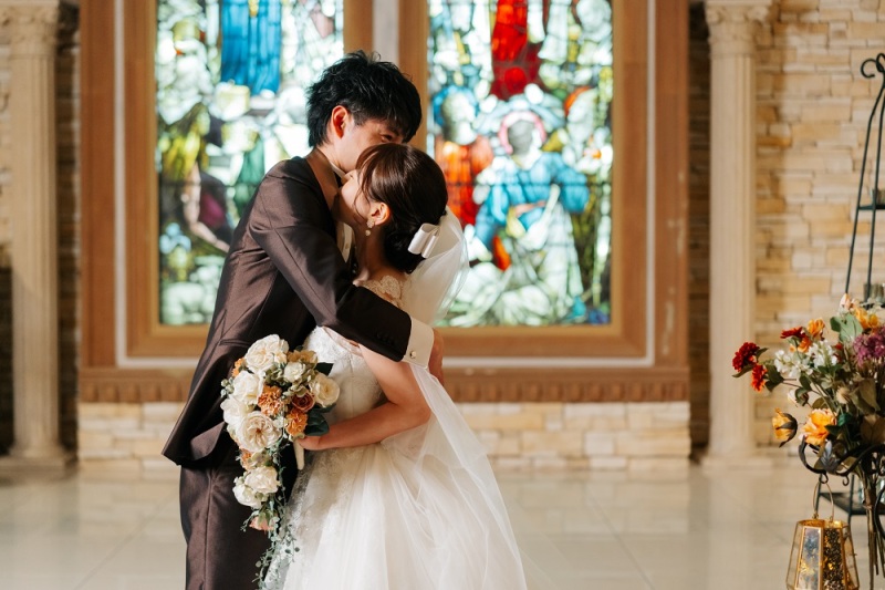 おふたりがぎゅーっと抱きついて♡