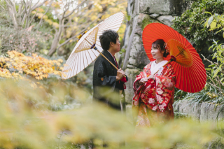 色打掛×ウェディングドレス◇ロケ＆スタジオ撮影