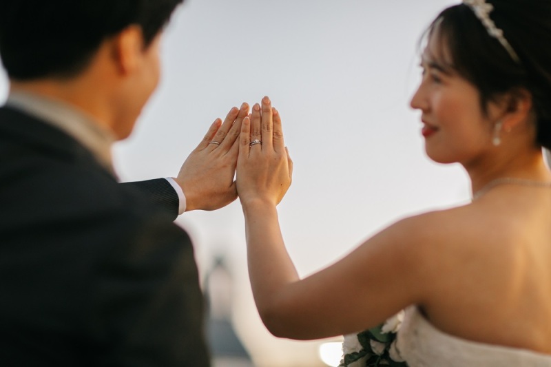 指輪ショット♡