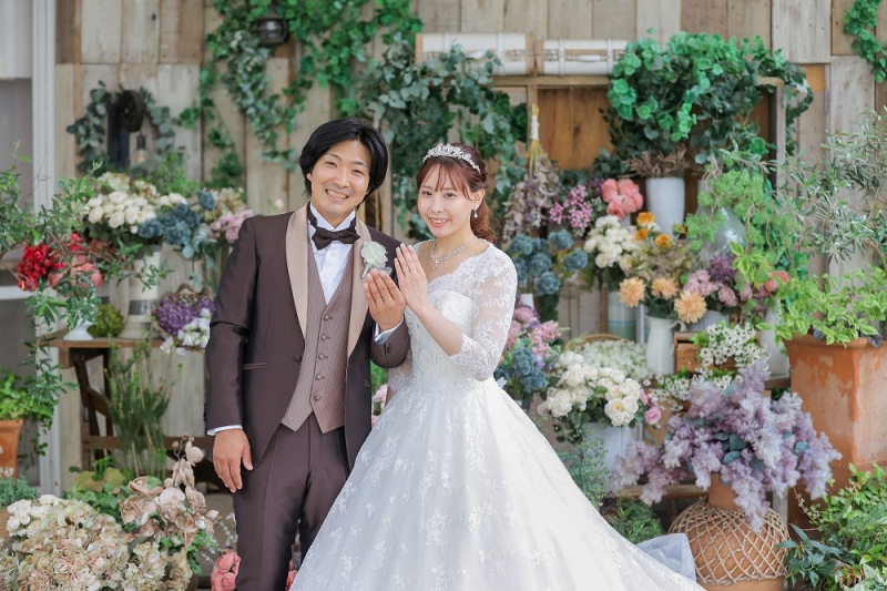 指輪の披露ショット♡