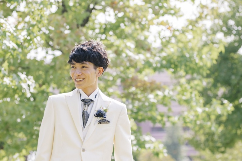 ご新郎様ソロショット