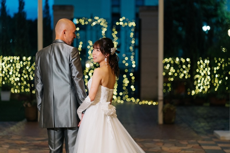 家族と一緒に楽しむフォトW｜ウェディングドレス◇スタジオ◇イルミネーション