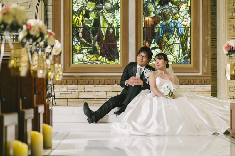 チャペル内階段