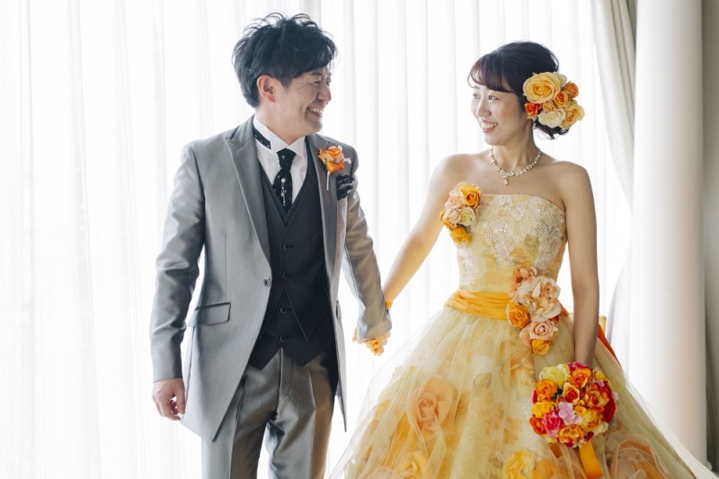 カラードレスに◎