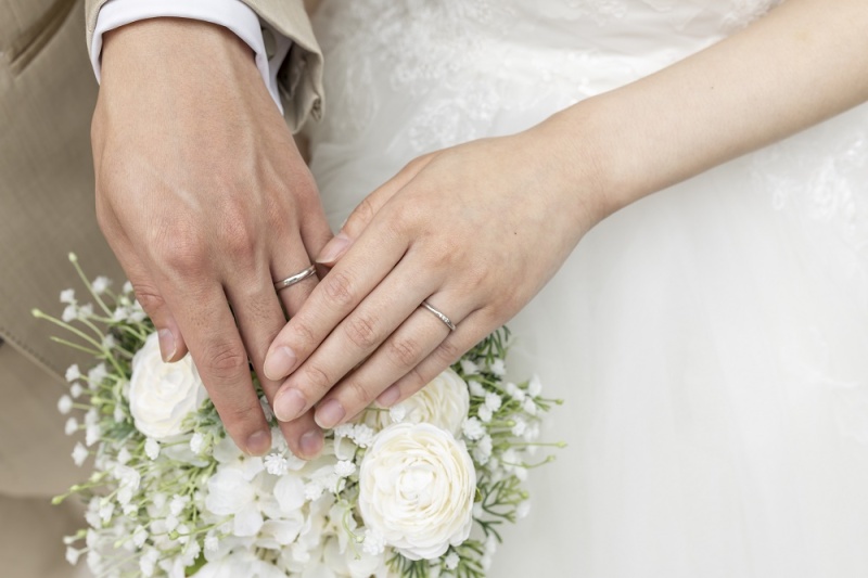 ブーケとともに