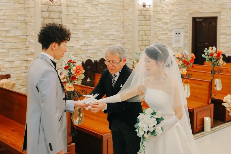 セレモニーにてバトンタッチ