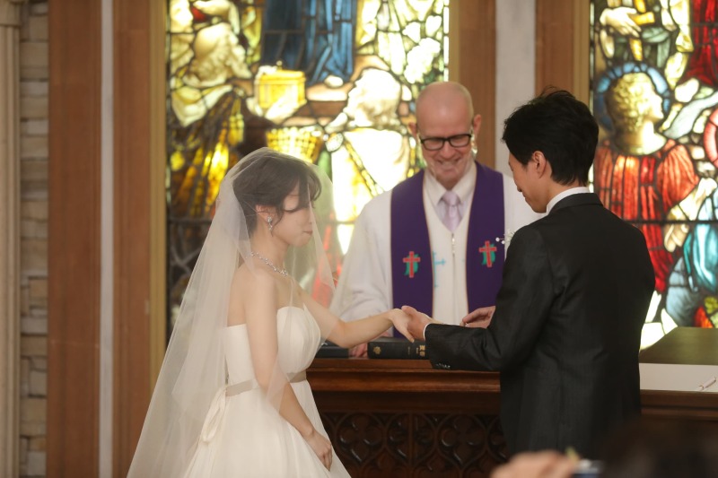 厳かに…誓いの時