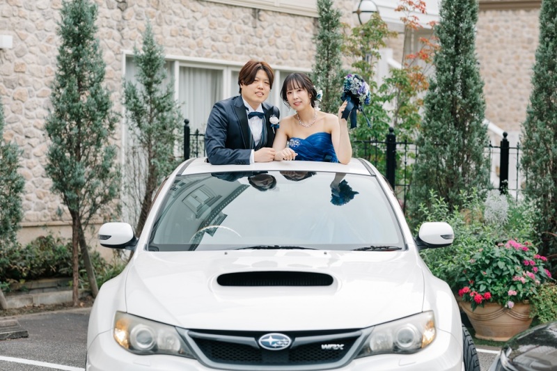 ブルーカラードレス☀