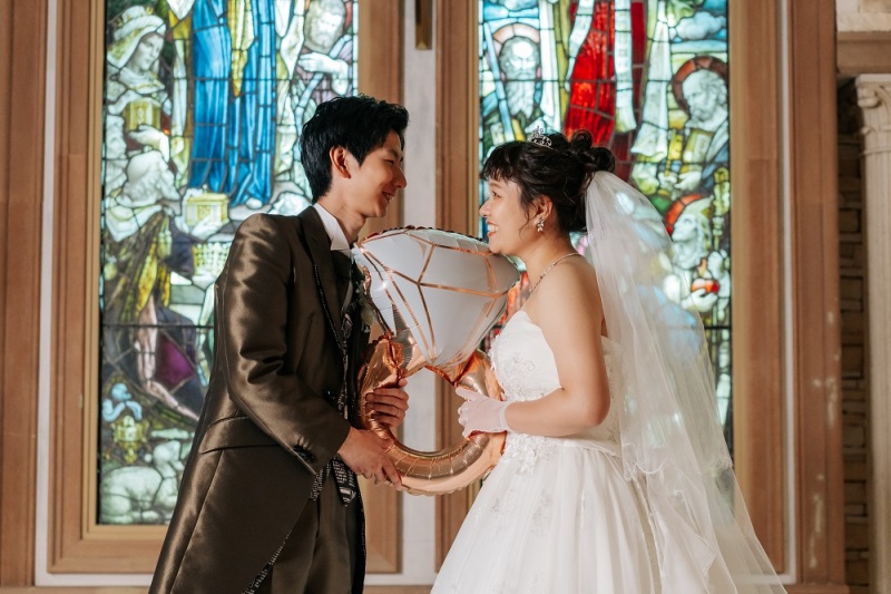 お持ち込みアイテムのリングバルーン♡