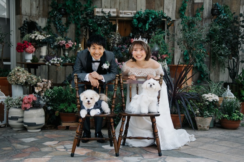 お花のフォトスポットの前で☀