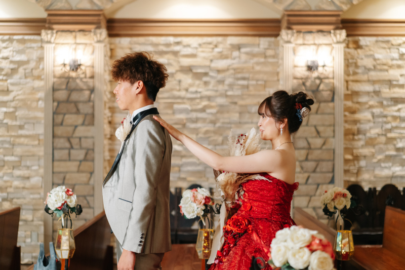 肩をトントン…♡