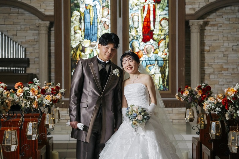 まずはチャペルにて！