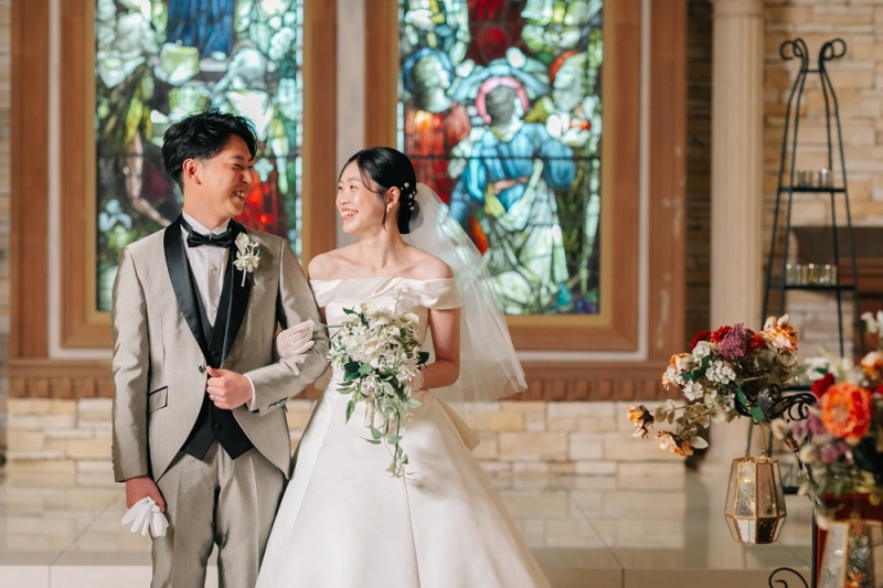 おふたりの自然な笑顔^ ^