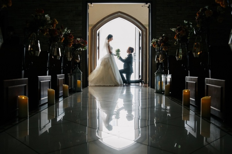 プロポーズ風ショット