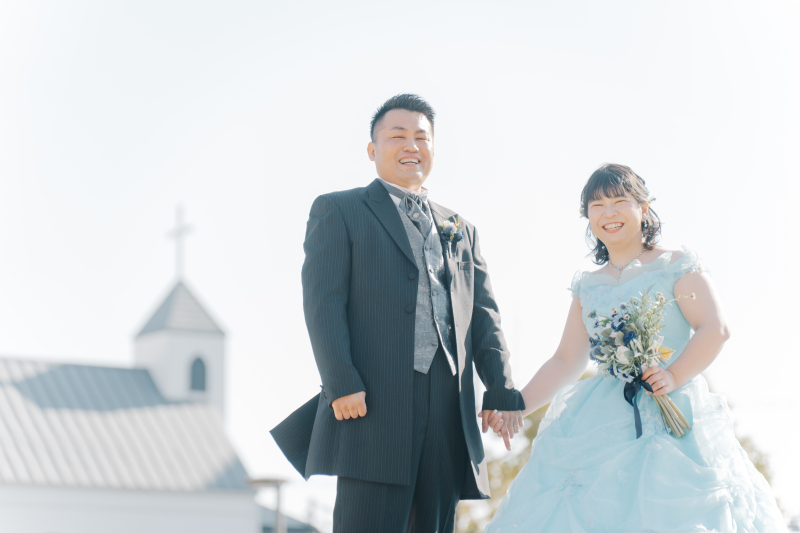 カラードレスから撮影スタート☆彡