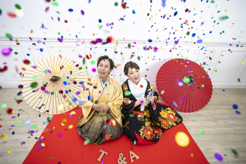 キラキラコンフェッティシャワー