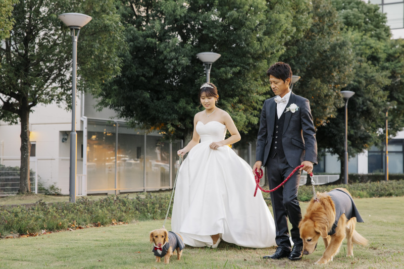 愛犬との幸せなひととき