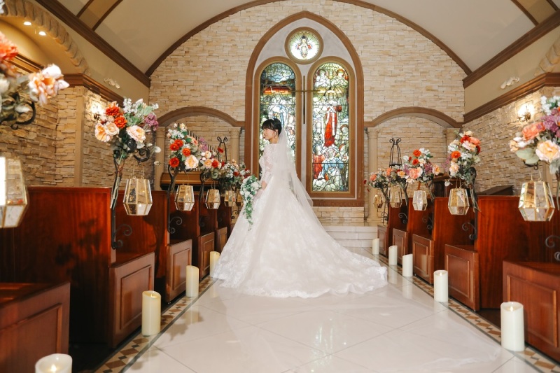 チャペルの奥行感を...!