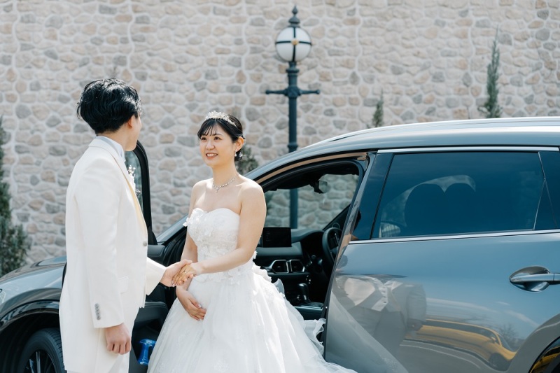 愛車とフォトウェディング♡