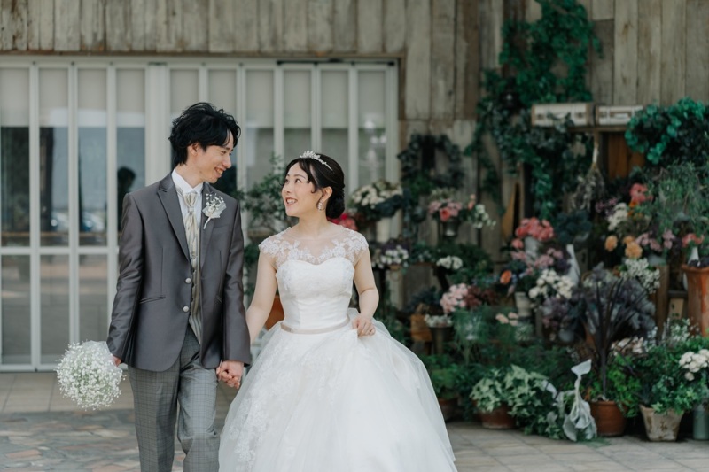 おふたりの自然体を