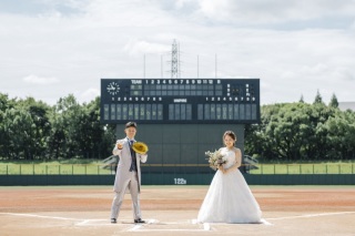 ウェディングドレス×色打掛◇ロケフォト＆スタジオ撮影