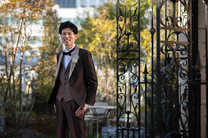 新郎様のソロショット