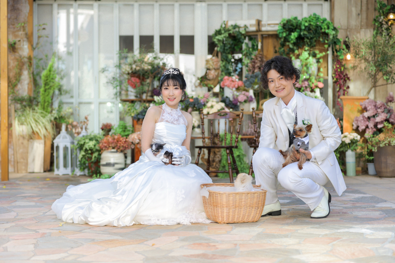 大切なワンちゃんたちと!