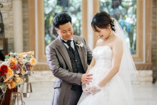 フルールで叶えるマタニティPHOTO☆｜色打掛＆ウェディングドレス◇スタジオ