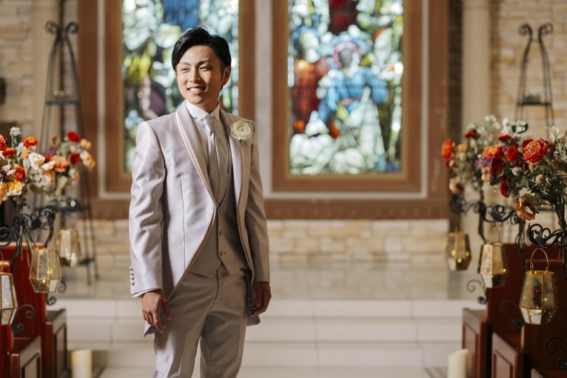 ご新郎様ソロショット