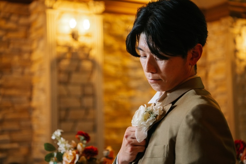 ご新郎様ソロショット