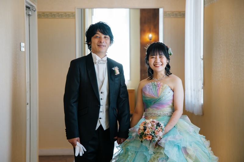 カラードレスへ☀