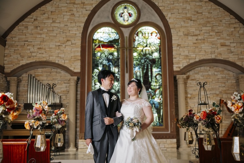 明るいチャペルで☀