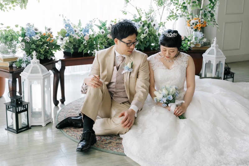 披露宴会場にて