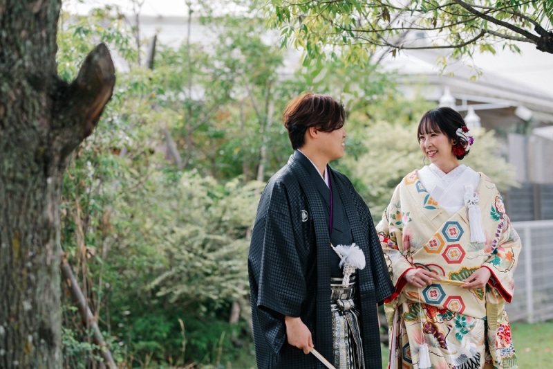 余白を活かしたショット